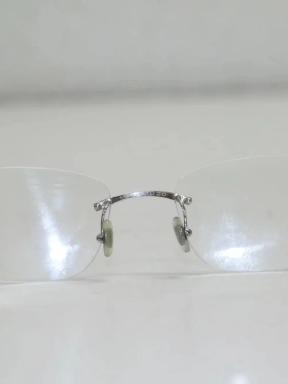Cartier Vintage Rimless C Decor Silver Sunglasses - 140 53-20 / 5154860